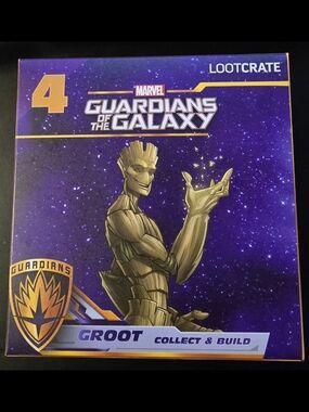 Loot Crate Marvel Guardians of the Galaxy Groot Figure Collect & Build #4 2021